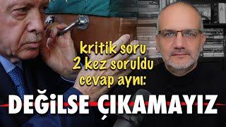 Kritik soru 2 kez soruldu; cevap değişmedi: Değilse çıkamayız | Tarık Toros | Manşet | 12 Eylül 2024