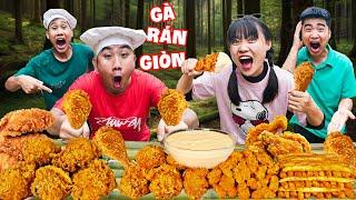 Hà Sam Làm Gà Rán Chiên Giòn Trong Rừng - Gà Rán Giòn Ngon Đỉnh Cao