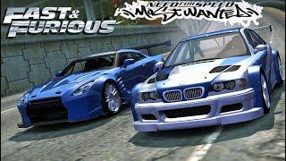 Razor vs Brian / Bmw M3 GTR vs Nissan GTR R35 (Final Races in NFS MW)