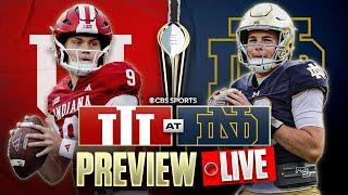 Indiana at Notre Dame LIVE Preview & Predictions | The College Football Playoff BEGINS 