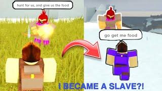 They Made Me Their Slave ... But I Got Revenge!!! Ft. @Godmesh (ROBLOX Booga Booga 2018)