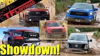 Here is The Best Off-Road Half-Ton Truck! Raptor vs Rebel vs TRD Pro vs Trail Boss vs Pro-4X