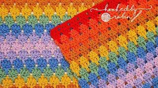 Crochet Larksfoot Stitch Tutorial (Great for Scarves and Blankets!)