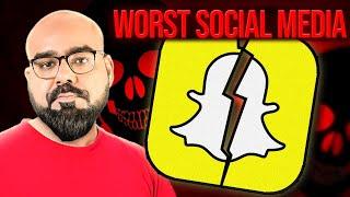 Snapchat is the Worst Social Media | Junaid Akram Clips