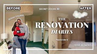 HUGE HOUSE UPDATE!  Room tours, secret doors and final touches! The Renovation Diaries - Episode 6