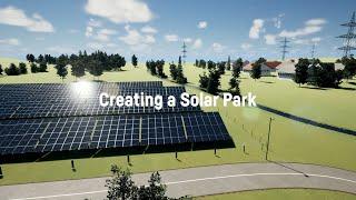 Getting started in GeoVisual: Creating a Solar Park