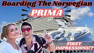 Boarding The NEW Norwegian PRIMA | 11 Day Europe & ICELAND Cruise | First Opinions on EVERYTHING!!