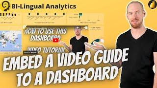 Embedding A Video Guide WITHIN A Power BI Dashboard