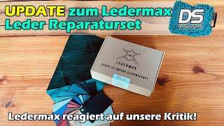 UPDATE - neues Ledermax LMX Leder Reparaturset schwarz - Hersteller reagiert auf unsere Kritik!