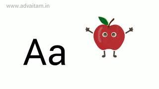 Learn Phonics Sounds (a to z), a for apple, b for ball, learn abc, phonics song #lkg #ukg #nursery