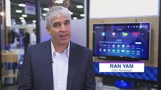 Ran Yam, CEO at NovaSight introducing the CureSight system at CES 2020