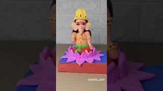 Ganesh ji  idol making clay art  Ganpati Bappa Morya  #shorts #short #ganesh #clayart #Ganpati