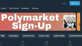 How To Sign Up In Polymarket For Free 