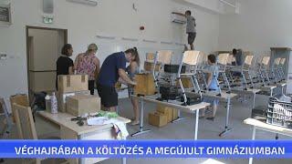 Véghajrában a költözés a megújult gimnáziumban