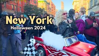 4K NYC Halloween Walk | Live Music, Dog Parade & Over-the-Top Halloween Decorations!