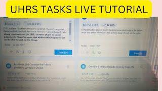 Live Working On UHRS Jobs Tutorial| How It`s Done| Up to $10/HR.