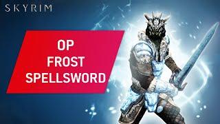 Skyrim: How To Make An OVERPOWERED FROST SPELLSWORD Build On Legendary Difficulty