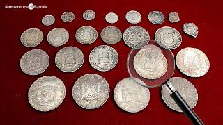 COLUMNARIOS Y MÁS COLUMNARIOS | Distintos módulos y cecas | Numismática Barcala