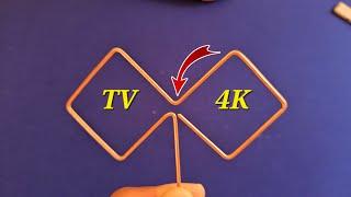 How to make a digital antenna to watch DTV channels