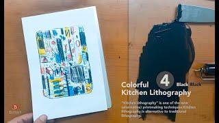 Colorful Kitchen Lithography - 4 Final  (Black)