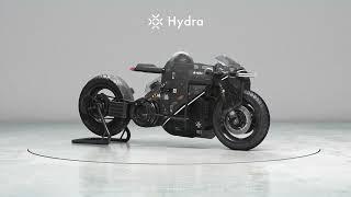 Hydrogen Motorcycle Concept Hydra AAA 01 by Anton Guzhov, Anton Brousseau, Andre Taylforth