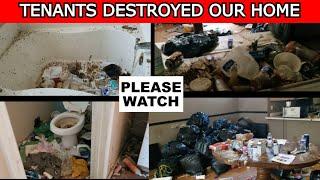 Tenants DESTROYED & VANDALIZED our rental home after not paying rent for months... PLEASE WATCH!