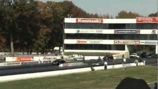 1g Eagle Talon GT42r turbo 9.65 Andriotis drag car englishtown 10/23/10