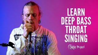 Deep Bass Throat Singing Tutorial with Jerry Walsh (from the Overtone Throat Singing Course)