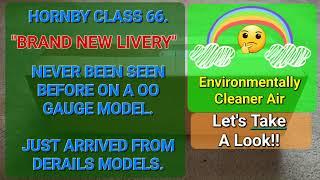  Brand New Class 66 Livery Never Seen Before On A OO Gauge Loco "The Green Progressor" R30151