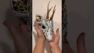 Mosaic deer head - link to the full process in the description