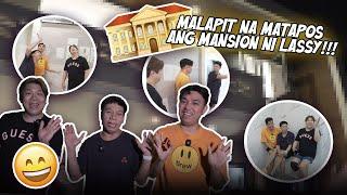 MALAPIT NA MATAPOS ANG MANSION NI LASSY (HOUSE UPDATE ALMOST COMPLETE NA) | BEKS BATTALION