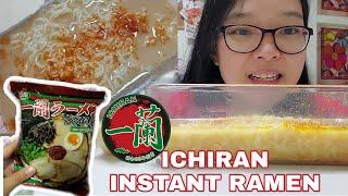 ICHIRAN INSTANT RAMEN MUKBANG