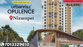 Pre Launch Offer || Urbanrise Opulence || 3BHK Apartments || HMDA&RERA Approved|| Nizampet,Hyderabad