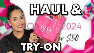 TRYING NEW MAKEUP LAUNCHES FROM ULTA - TRY-ON | REVIEW