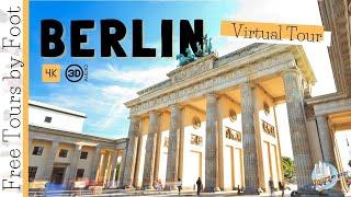 Berlin Walking Tour (4K) | Reichstag, Brandenburg Gate, Checkpoint Charlie