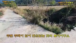 매물147. 청도군 매전면 대형하우스나 작물재배 농업용공장용 넓은토지 #청도군토지#하우스부지#작물재배토지#농작물공장