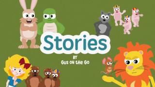 Stories by Gus on the Go - Turtle & Rabbit - Hebrew