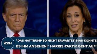 US-WAHL: TV-Duell! "Das hat Donald Trump so nicht erwartet!" Die Taktik von Kamala Harris geht auf