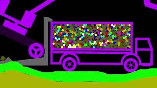 Drilling, Transport and travel Marble Factory Simulation: Mining, Transport, and Circular Journey