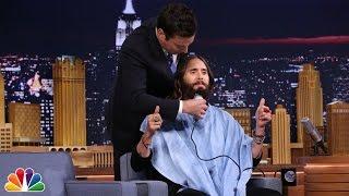 Jimmy Trims Jared Leto's Beard