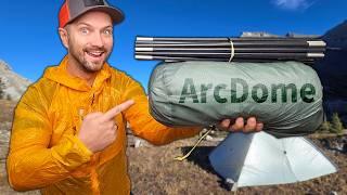 I TESTED THE NEW ARCDOME TENT... on a Mountain in Extreme Wind