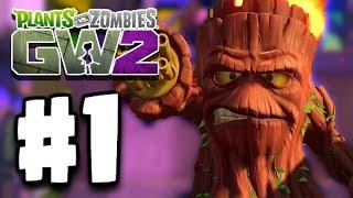 Plants Vs Zombies: Garden Warfare 2 Part 1 - MEET GRUMPY STUMPY! (PvZ GW 2 Ep 1 PC)