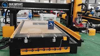 Blue Elephant 4 axis 5 axis Atc CNC wood router machine for wood furniture legs pcv carving