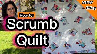 NEW Scrappy Crumb Quilt Block / Easy SCRUMB Quilt