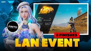 Solo 8 Finishes 50K Grand Final  1v4 Clutch Faith PlayzZz | Streamer Vs Faith