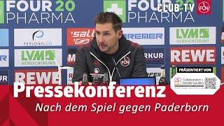 Die PK mit Lukas Kwasniok & Miroslav Klose | SC Paderborn - 1. FC Nürnberg 3:2