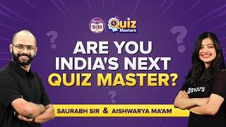 Are You India's Next Quiz Master? | LIVE Quiz Competition by Saurabh Sir & Aishwarya Ma'am | BYJU'S