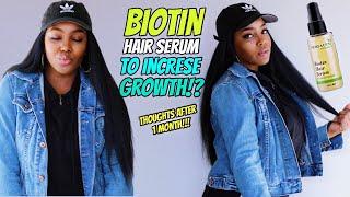 Growing Your Hair W/ Biotin Hair Serum | Faster Growth | Natural Hair | Pureauty Naturals