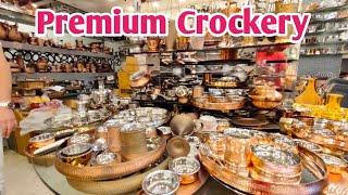 विदेशों में भी बिकते हैं, इस मार्केट के बर्तन |Hotel crockery suppliers | Hotels Ware Manufacturer|