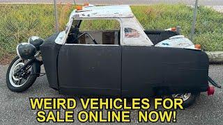 WEIRD VEHICLES WEDNESDAY! 10 Odd Vehicles Selling Online - Links to Ads in Video Description Below